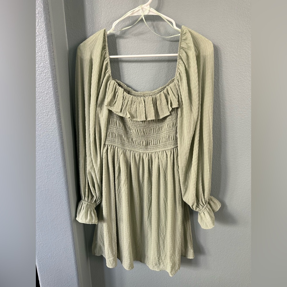 Women’s Sage green dress, Size Small, never worn